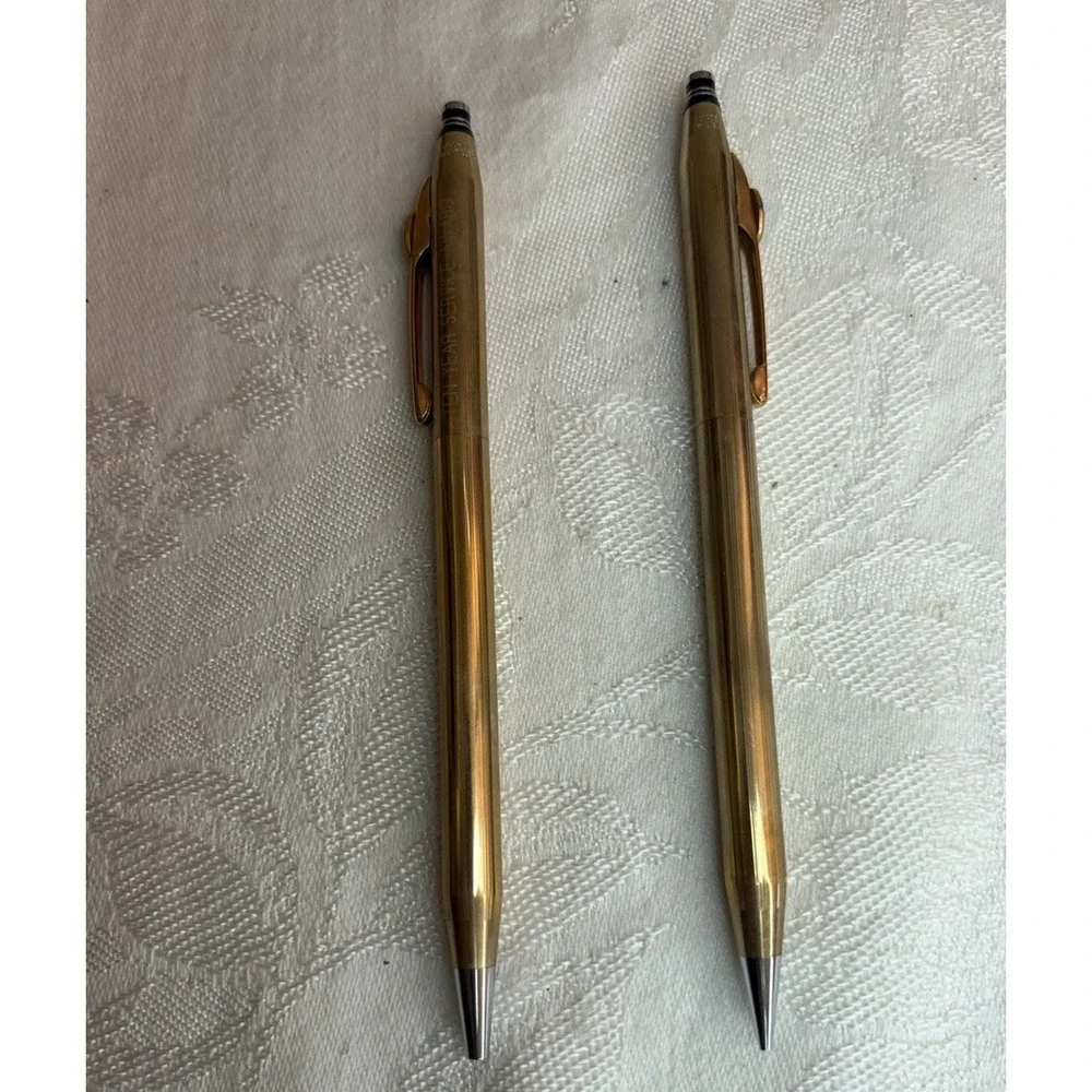 Quill Gold Filled Ballpoint Pen & Mechanical Pencil Set TEN YEARS OF SERVICE